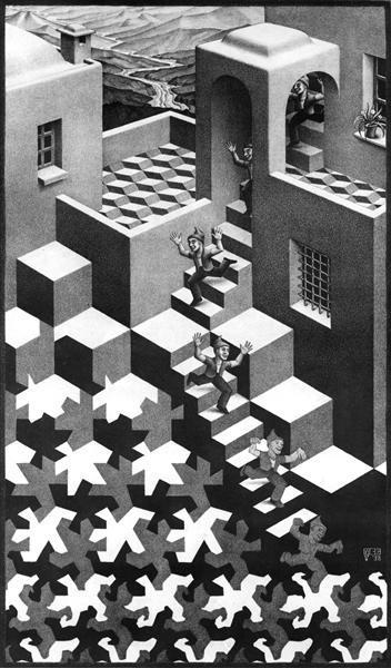 Scale impossibili di M.C. Escher